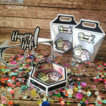 Digipapier-Set regenbogen-farbene Indische Muster - Musterpapier, Designpapier, Sublimation - Sewando
