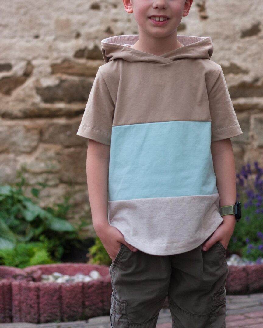 SORGLOS-SYSTEM Basicline Hoodie 135-170cm KG Kapuzenshirt Beamer-Ebook & DIN A0 BESONDERES PASSFORMSYSTEM - Sewando