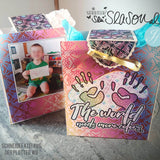 Digipapier-Set regenbogen-farbene Indische Muster - Musterpapier, Designpapier, Sublimation - Sewando