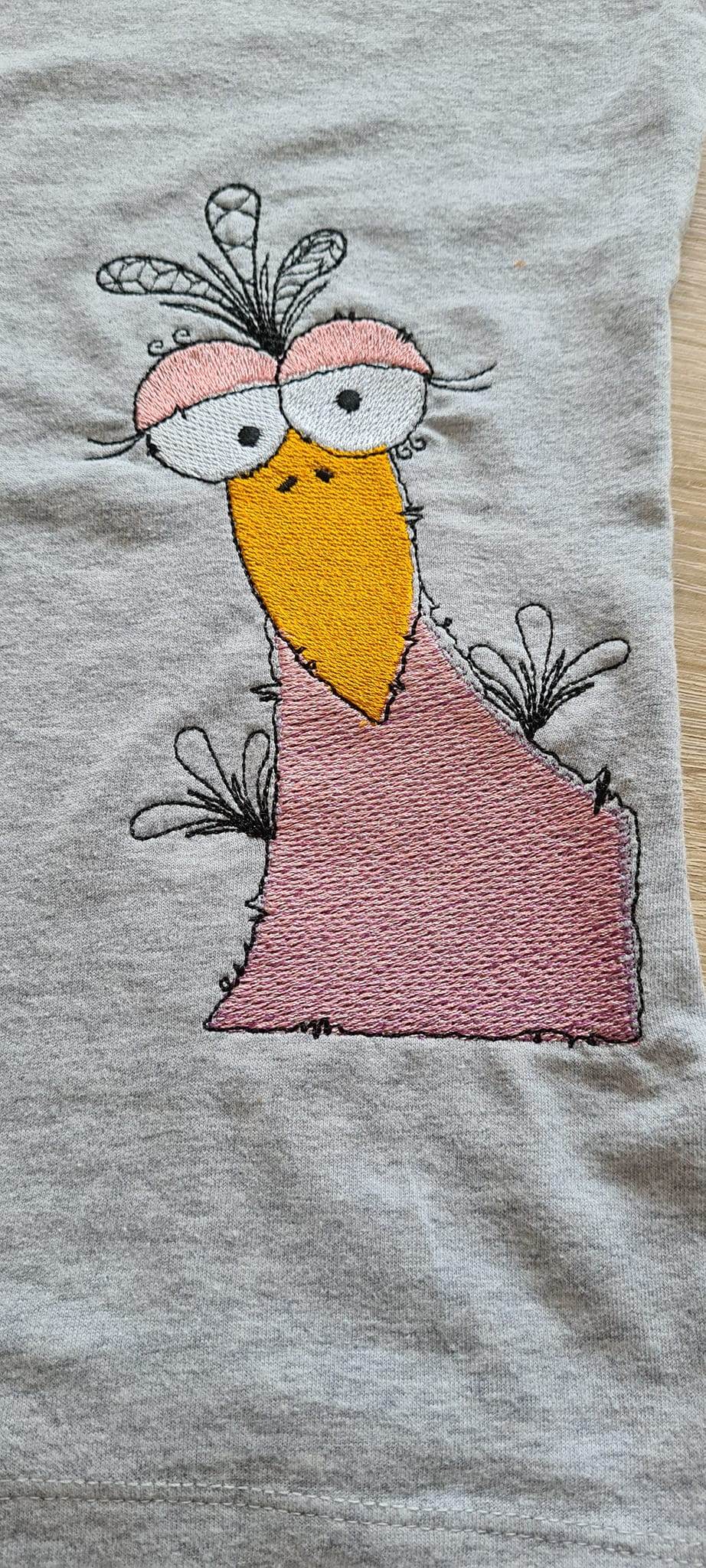 Stickdatei - Happy Stitching - Vogel - Sewando
