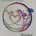 Digipapier-Set regenbogen-farbene Indische Muster - Musterpapier, Designpapier, Sublimation - Sewando