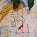 Stickdatei Happy Stitching - Nilpferd - Sewando