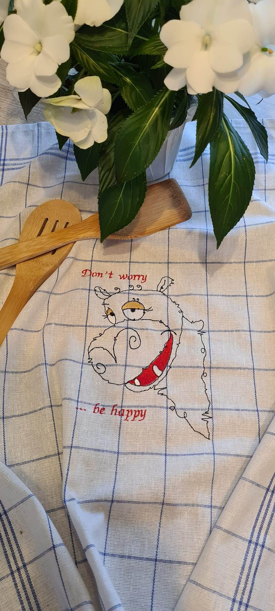 Stickdatei Happy Stitching - Nilpferd - Sewando