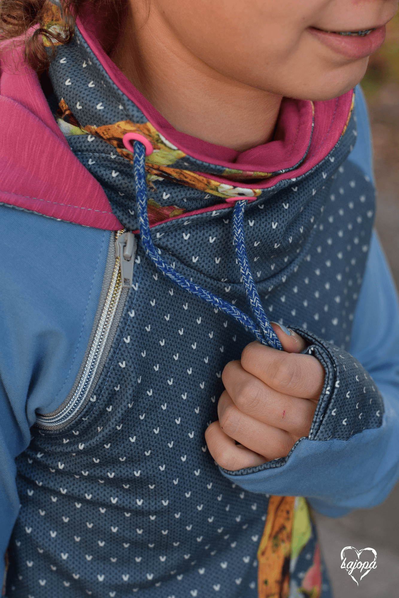 Raglan-Hoodie Kaja/Kajo Kids Gr. 80-170 - Sewando