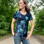 Schnittmuster BASIC Shirt Nr.1 Rundhals Gr. 32-56 + gratis Plotterdatei - Sewando