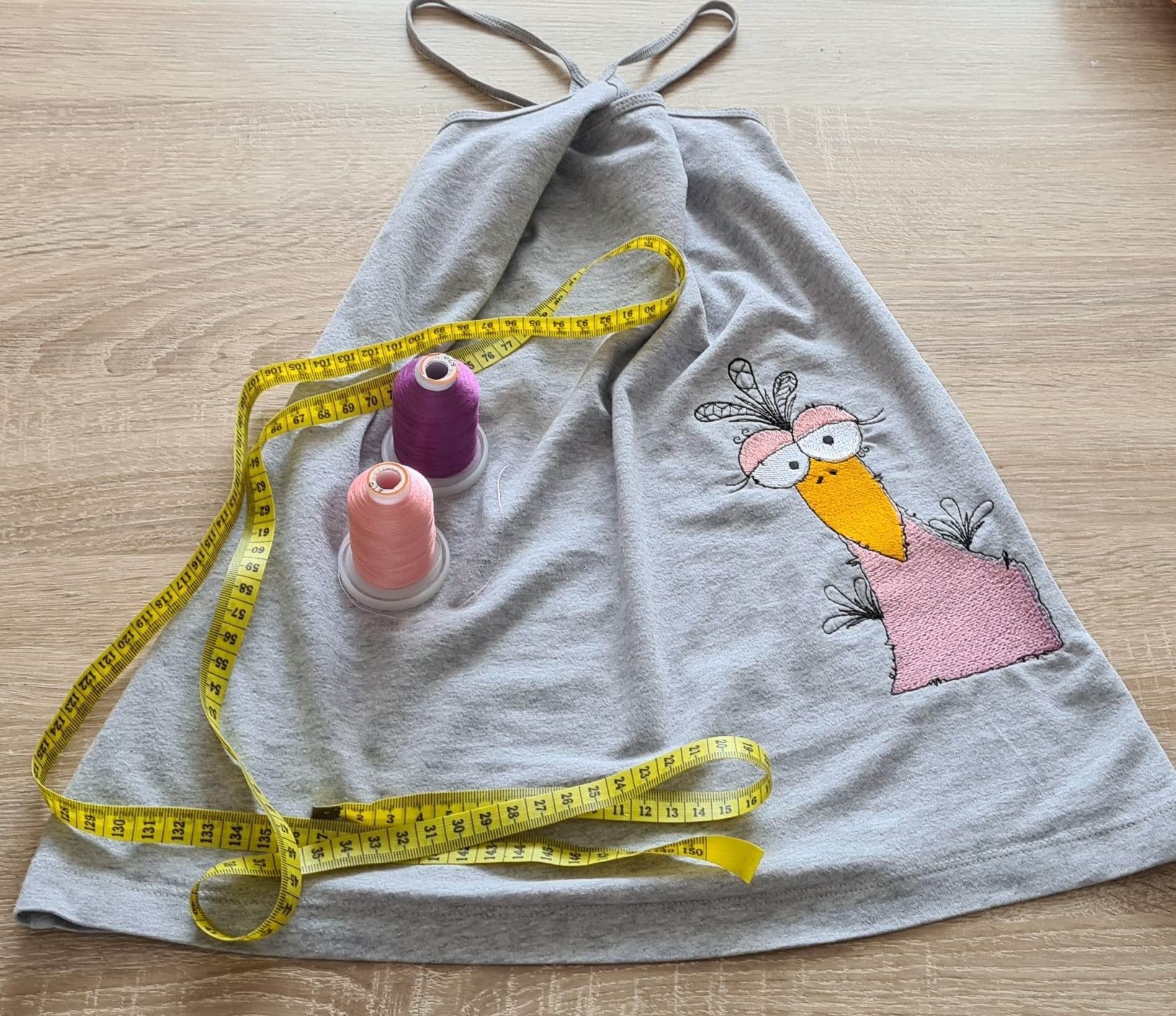 Stickdatei - Happy Stitching - Vogel - Sewando