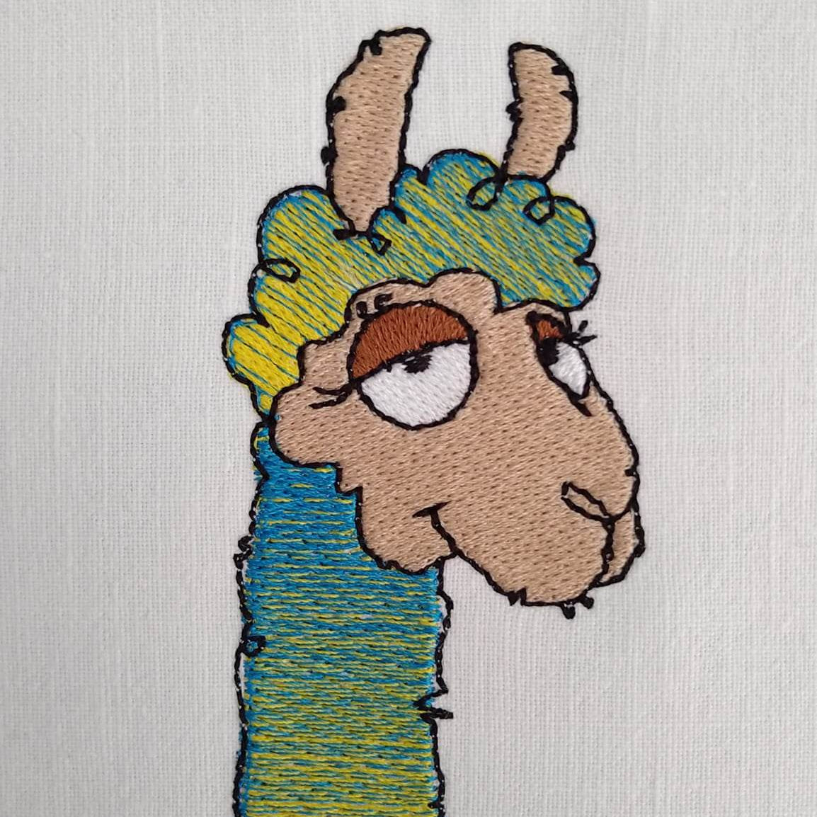 Stickdatei - Happy Stitching - Alpaka / Lama - Sewando