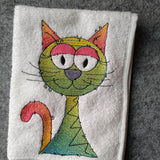 Stickdatei - Happy Stitching - Katze - Sewando