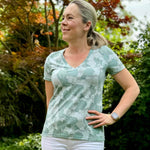 Schnittmuster BASIC Shirt Nr. 2 V-Ausschnitt Gr. 32-56 + gratis Plotterdatei : - Sewando