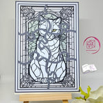 Plotterdatei Katzen Fenster Plotten, Sublimation, Drucken, Digistamp - Sewando