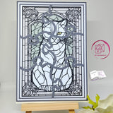 Plotterdatei Katzen Fenster Plotten, Sublimation, Drucken, Digistamp - Sewando