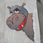 Stickdatei Happy Stitching - Nilpferd - Sewando