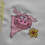 Stickdatei - Happy Stitching Schwein - Sewando