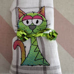 Stickdatei - Happy Stitching - Katze - Sewando