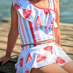 Schnittmuster *Swim Collection Beach Fun Girls* Bikini, Badeanzug, Tankini Gr. 74-176 - Sewando