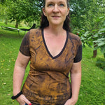 Schnittmuster BASIC Shirt Nr. 2 V-Ausschnitt Gr. 32-56 + gratis Plotterdatei : - Sewando