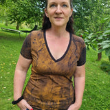 Schnittmuster BASIC Shirt Nr. 2 V-Ausschnitt Gr. 32-56 + gratis Plotterdatei : - Sewando