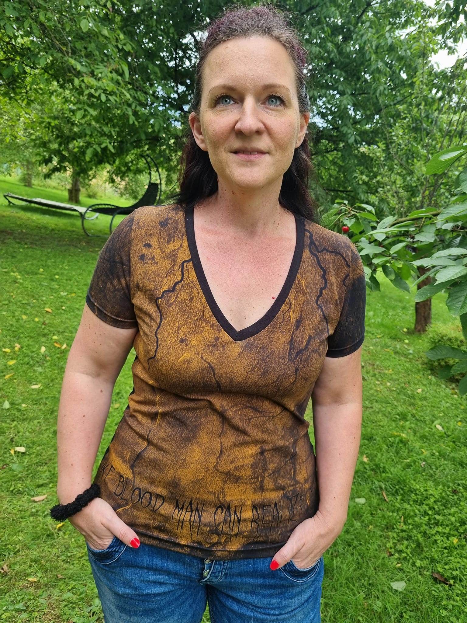 Schnittmuster BASIC Shirt Nr. 2 V-Ausschnitt Gr. 32-56 + gratis Plotterdatei : - Sewando