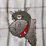 Stickdatei Happy Stitching - Nilpferd - Sewando