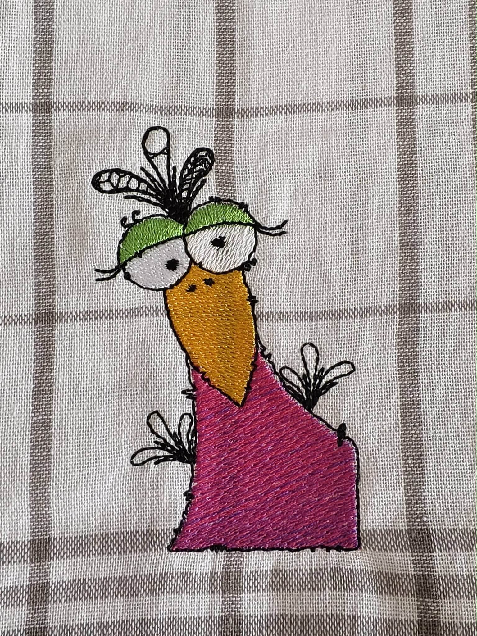 Stickdatei - Happy Stitching - Vogel - Sewando