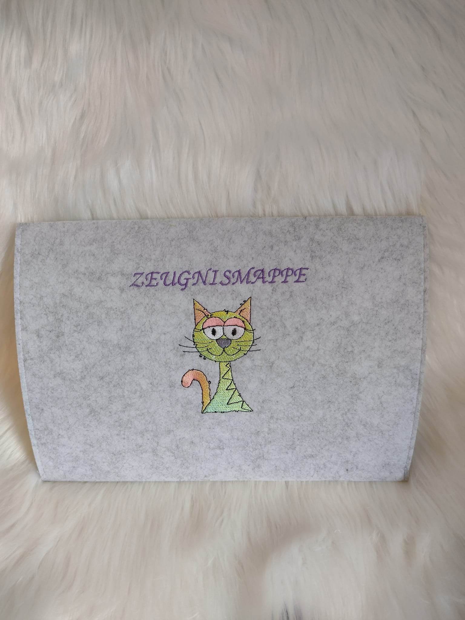 Stickdatei - Happy Stitching - Katze - Sewando