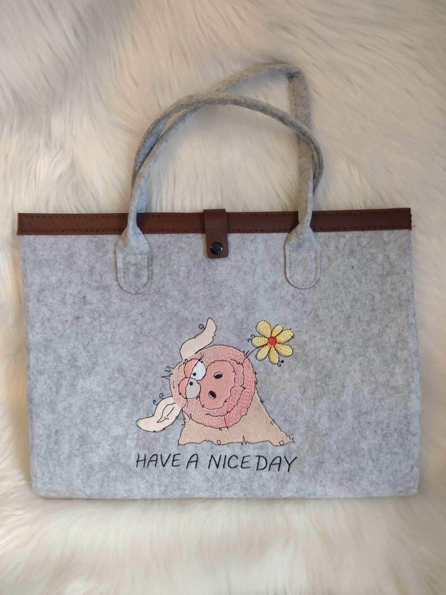 Stickdatei - Happy Stitching Schwein - Sewando