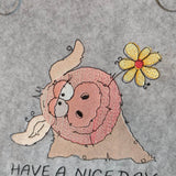 Stickdatei - Happy Stitching Schwein - Sewando