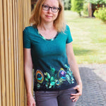Schnittmuster BASIC Shirt Nr.1 Rundhals Gr. 32-56 + gratis Plotterdatei - Sewando
