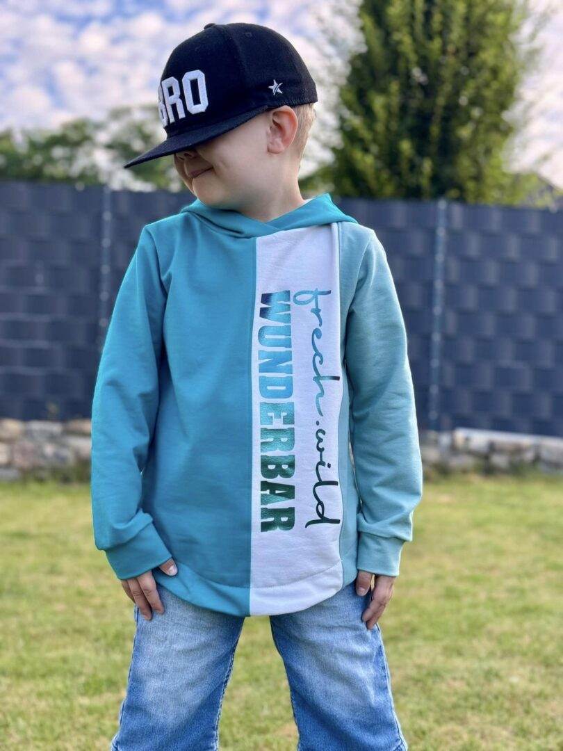 PASST IMMER Basicline Hoodie 69-104cm Kapuzenshirt Beamer-Ebook & DIN A0 BESONDERES PASSFORMSYSTEM - Sewando