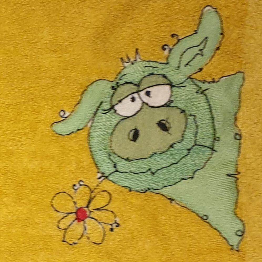 Stickdatei - Happy Stitching Schwein - Sewando
