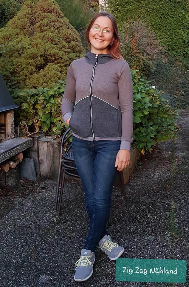 Sweatjacke Pihla Gr. 32-50 - Sewando