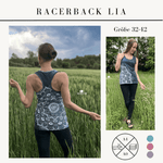 Schnittmuster Lia Racerback Tanktop für Damen Gr. 32-42 - Sewando