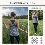 Schnittmuster Lia Racerback Tanktop für Damen Gr. 32-42 - Sewando