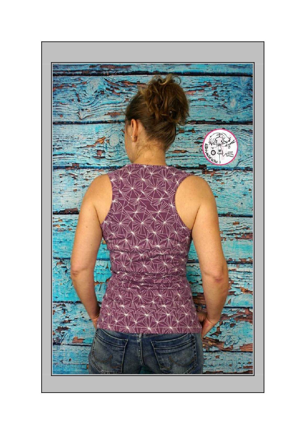 Schnittmuster Tanktop Filou Damen Gr. 34-46 - Sewando