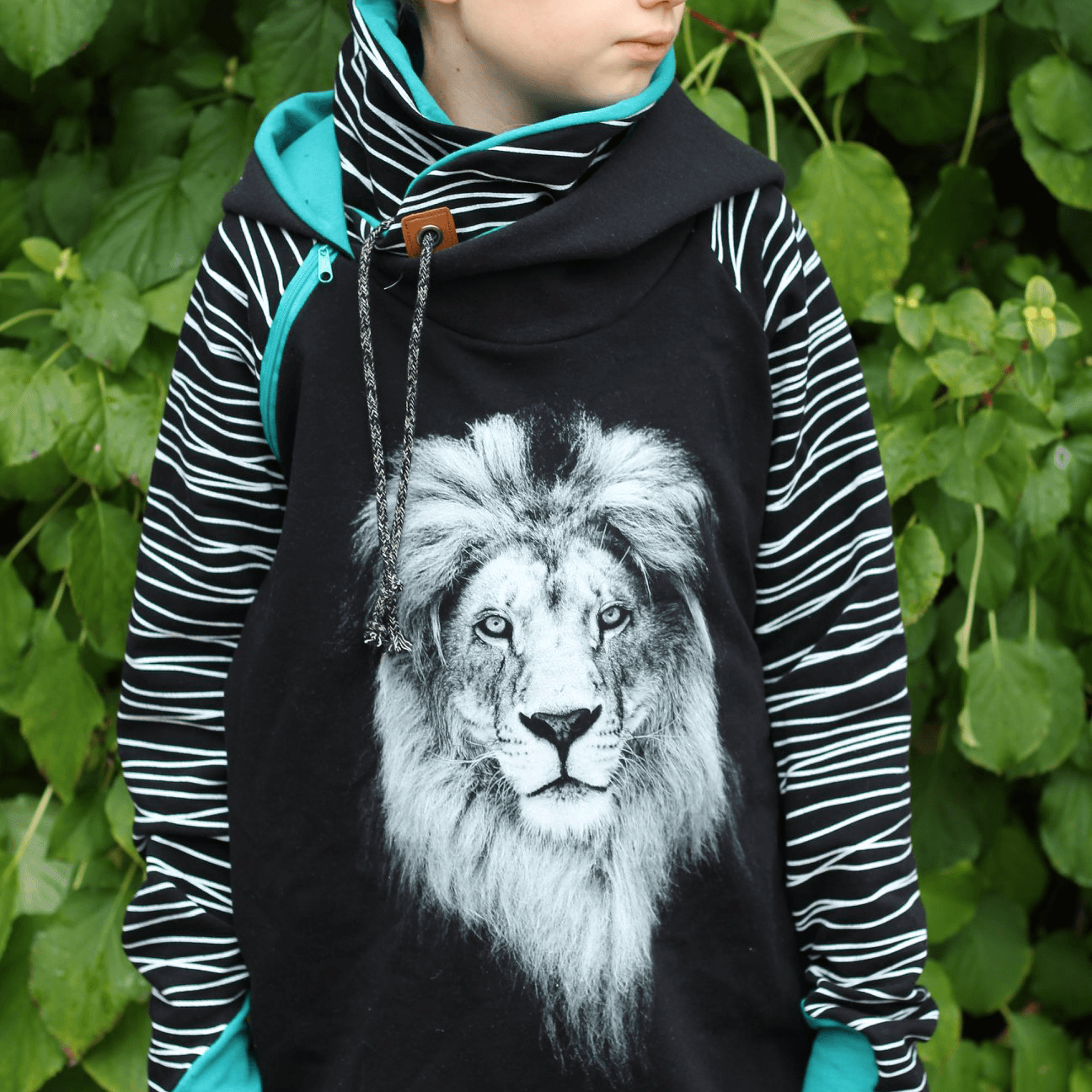 Raglan-Hoodie Kaja/Kajo Kids Gr. 80-170 - Sewando