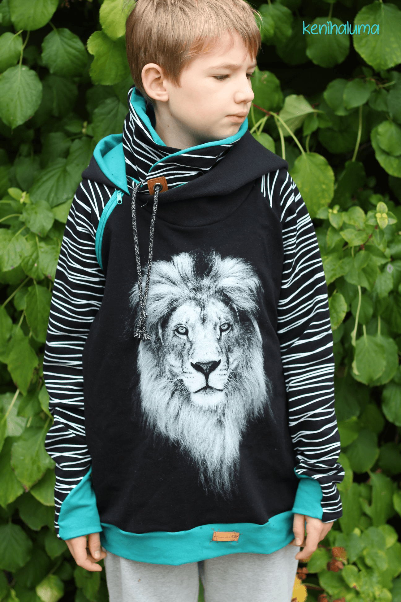 Raglan-Hoodie Kaja/Kajo Kids Gr. 80-170 - Sewando