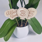 13x Stickdatei Ballons mit Zahlen ITH - Sewando