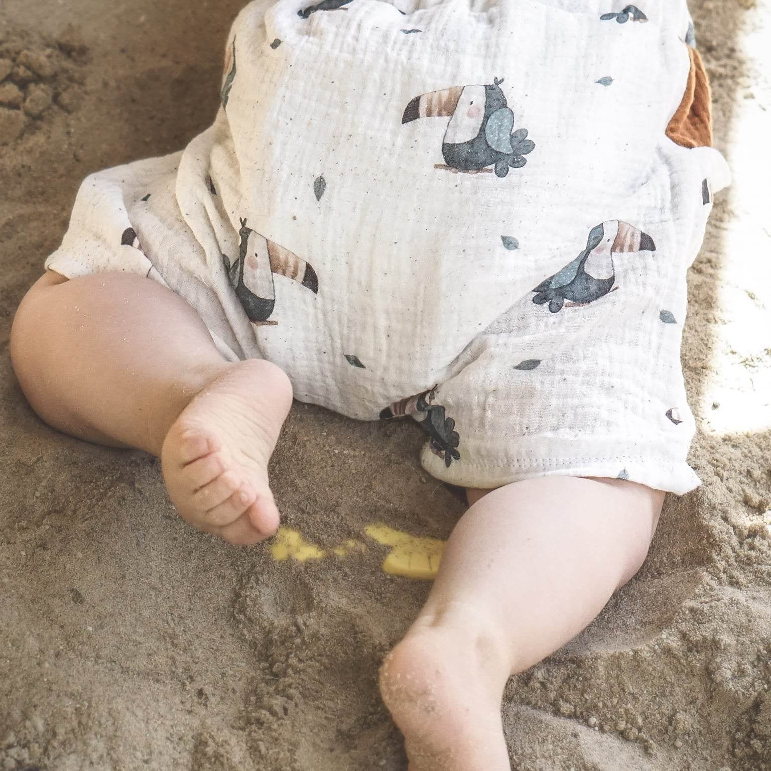 Musselin-Sommer-Set: Hose und Shirt, Schnittmuster Grösse 50-104 - Sewando