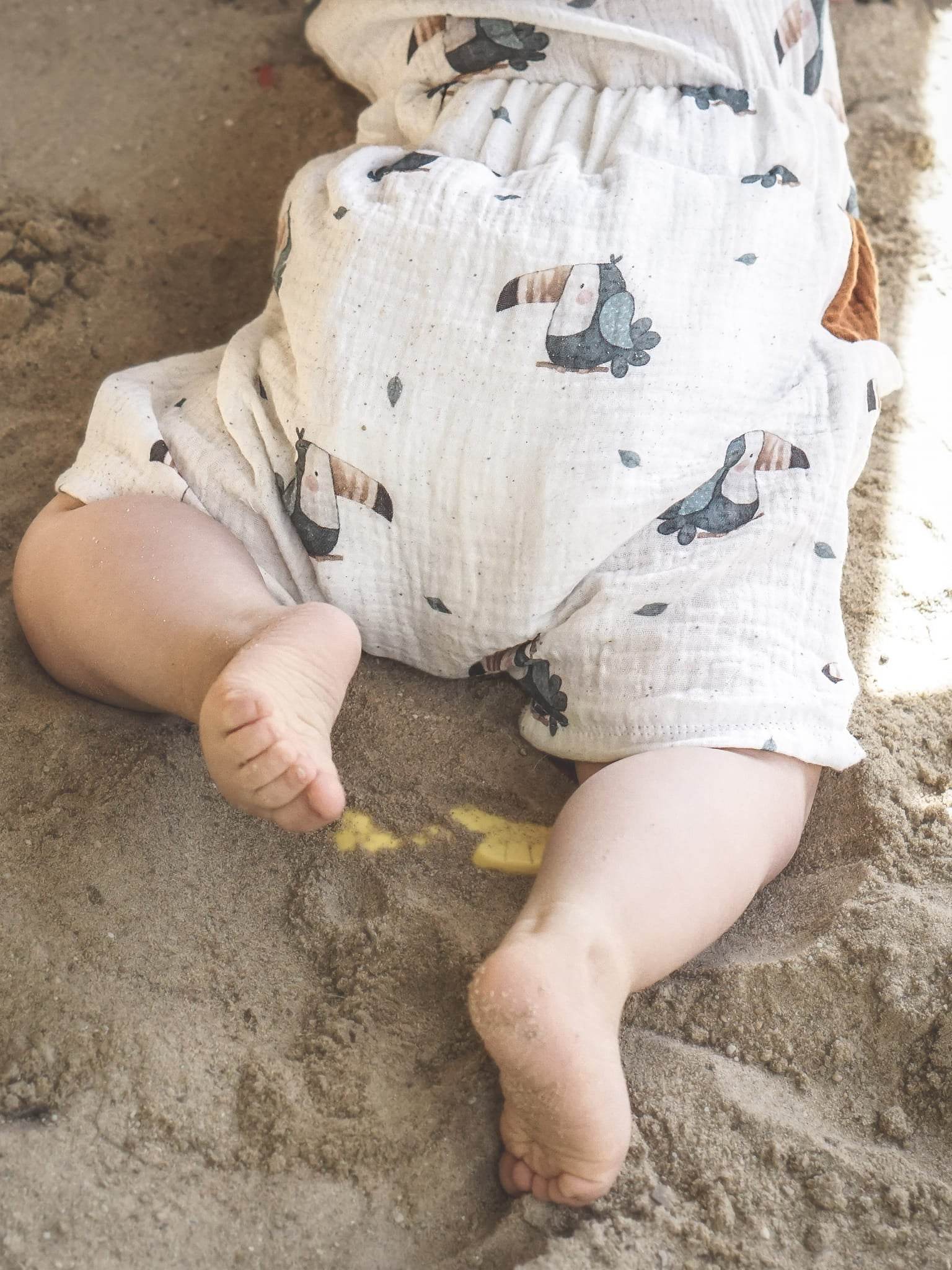 Musselin-Sommer-Set: Hose und Shirt, Schnittmuster Grösse 50-104 - Sewando