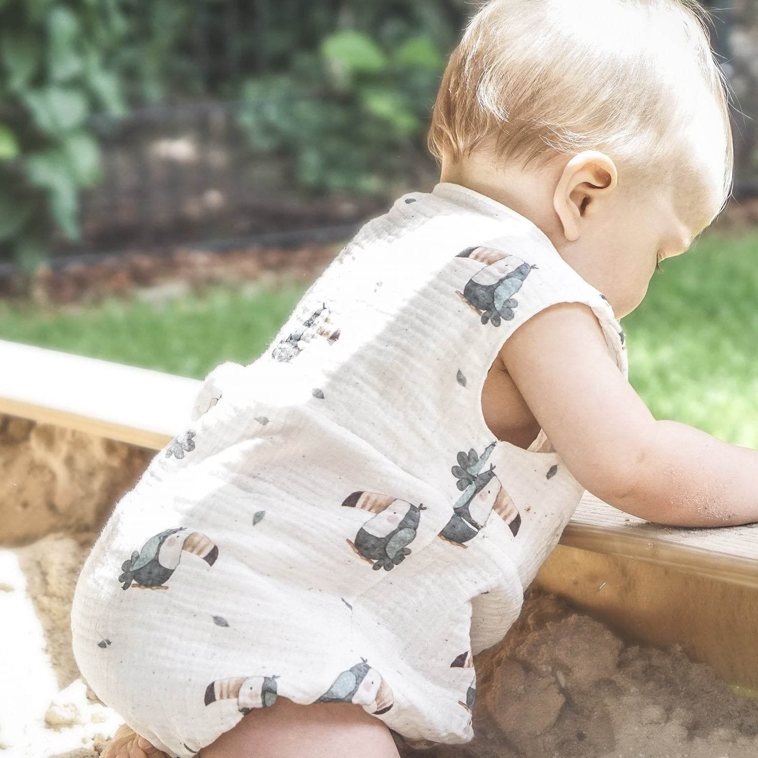 Sommerliebling: Romper & Kleid, Schnittmuster Grösse 50-80 - Sewando