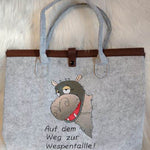 Stickdatei Happy Stitching - Nilpferd - Sewando