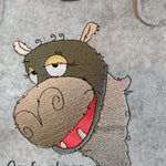Stickdatei Happy Stitching - Nilpferd - Sewando