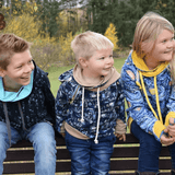 Raglan-Hoodie Kaja/Kajo Kids Gr. 80-170 - Sewando