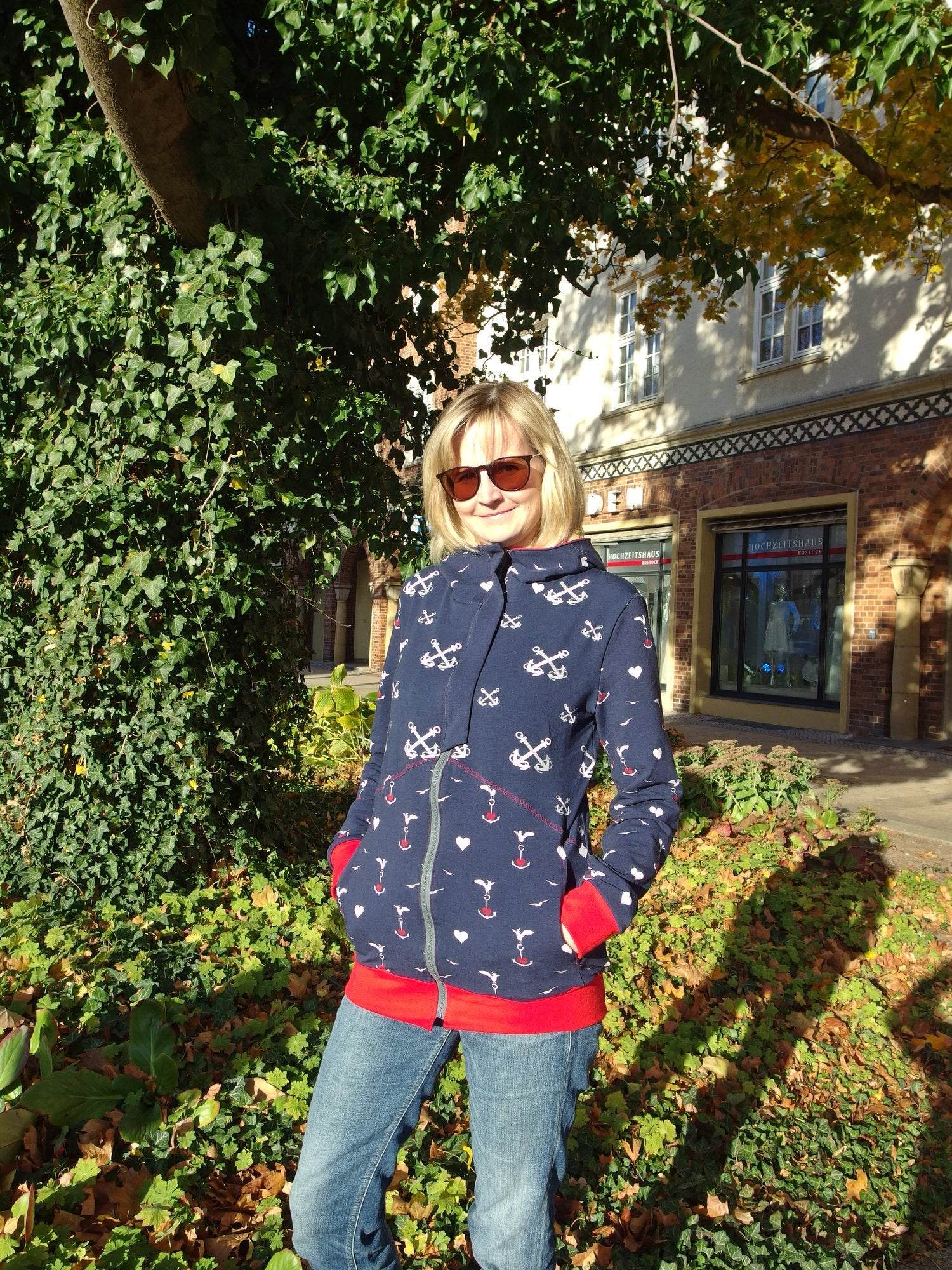 Sweatjacke Pihla Gr. 32-50 - Sewando