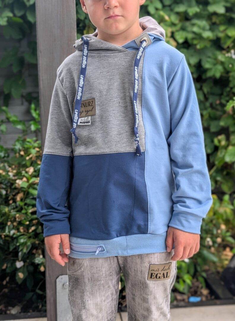 PASST IMMER Basicline Hoodie 69-104cm Kapuzenshirt Beamer-Ebook & DIN A0 BESONDERES PASSFORMSYSTEM - Sewando