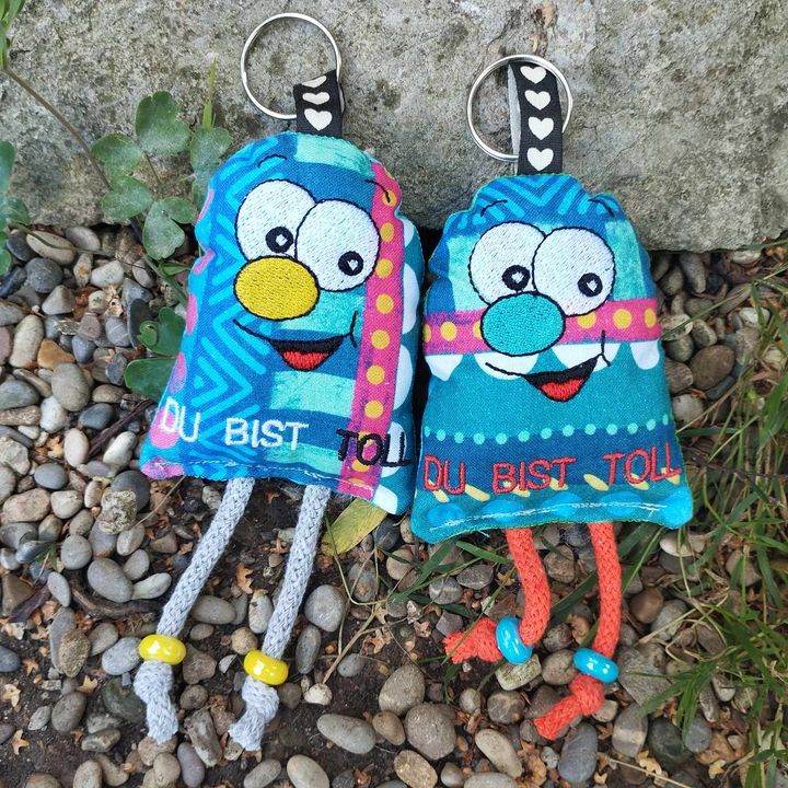 Stickdatei - Kummerfresser / Sorgenmonster in 2 Größen - Sewando