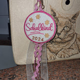 Stickdatei - Schulkind-Buttons "2025" in 3 Versionen
