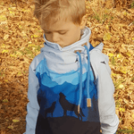 Raglan-Hoodie Kaja/Kajo Kids Gr. 80-170 - Sewando