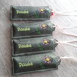 Stickdatei - DANKE / MERCI Verpackung in 3 Sprachen - Sewando