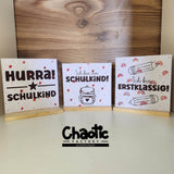 Plotterdatei Endlich Schulkind! Einschulung - Sewando